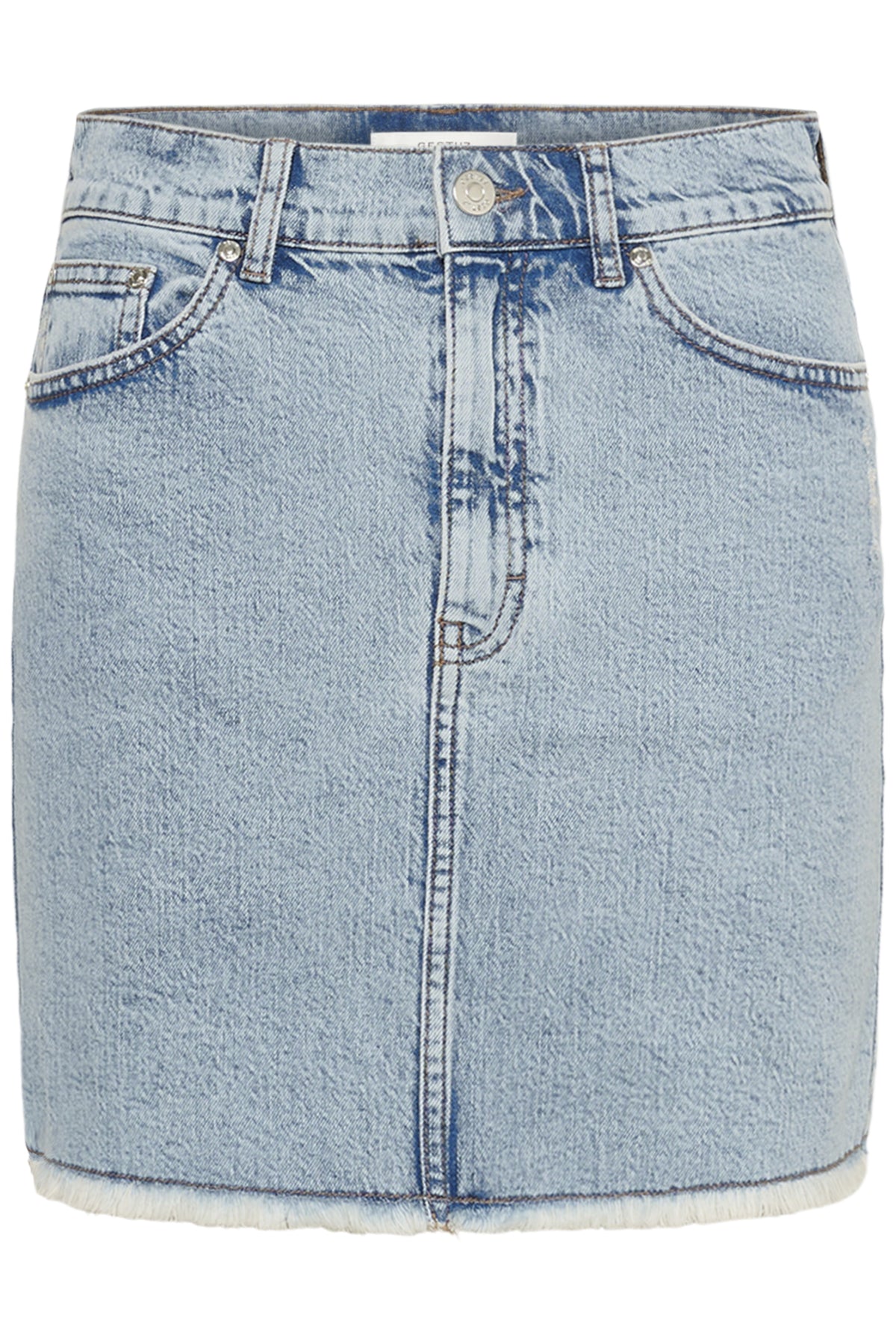 GZdea HW mini skirt Light Blue Denim - 10910384