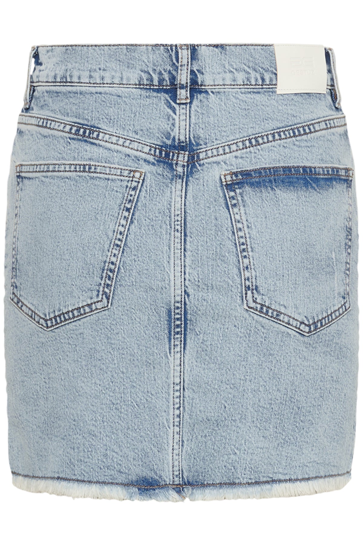 GZdea HW mini skirt Light Blue Denim - 10910384