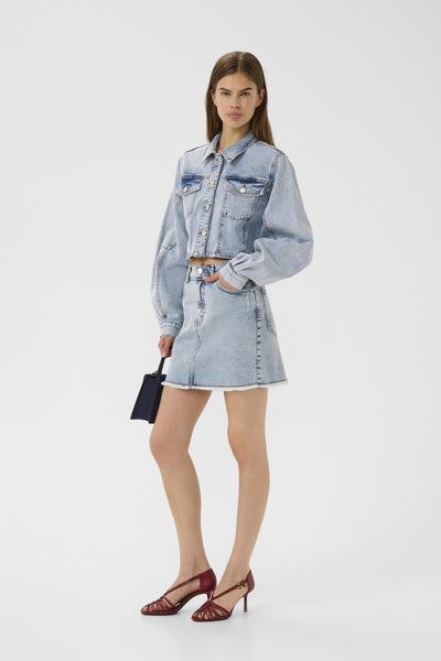 GZdea HW mini skirt Light Blue Denim - 10910384 Thumbnail