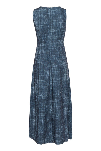 GZdemia P long dress Dark denim structure - 10910412 Thumbnail