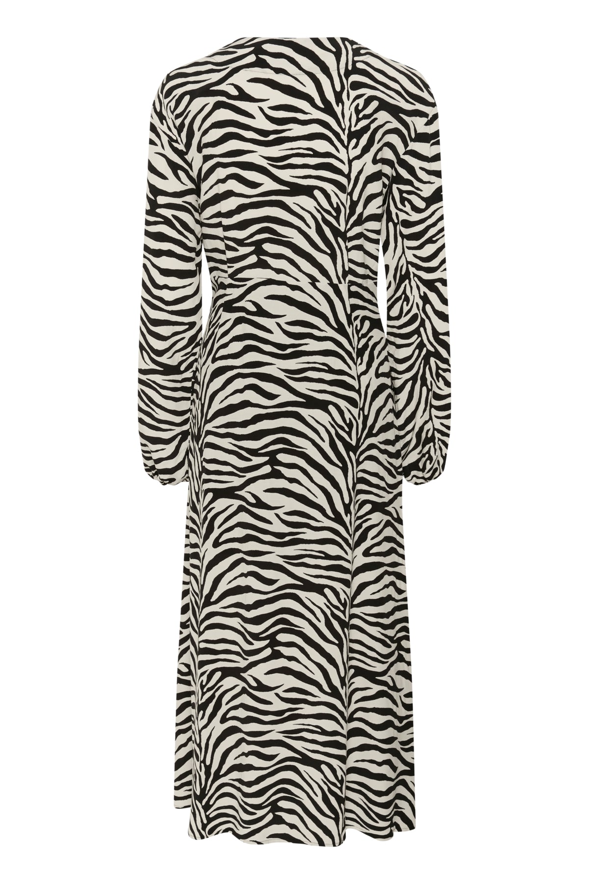 GZveva P LS dress Black/Birch tiger - 10910422