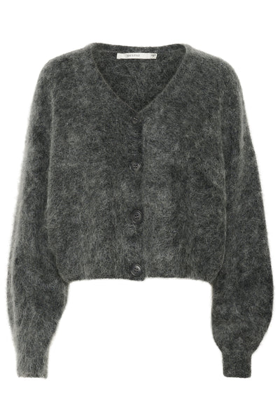 GZdebbie cardigan NOOS Charcoal Melange - 10910475 Thumbnail