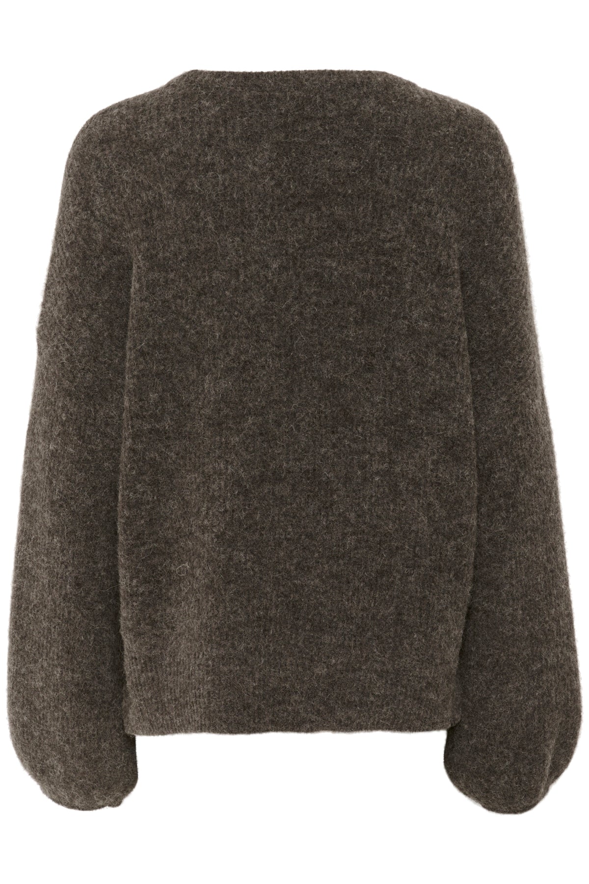 GZalpha slit pullover NOOS Chestnut Melange - 10910478