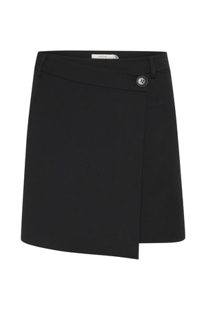 GZpaula melange MW wrap skirt Black - 10910495