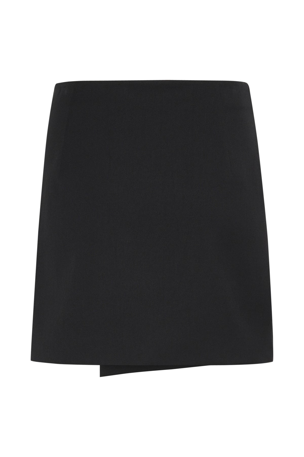 GZpaula melange MW wrap skirt Black - 10910495