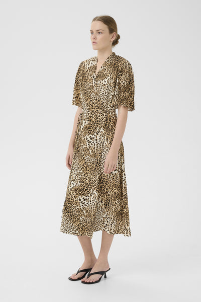 GZkadla wrap dress light leopard Thumbnail