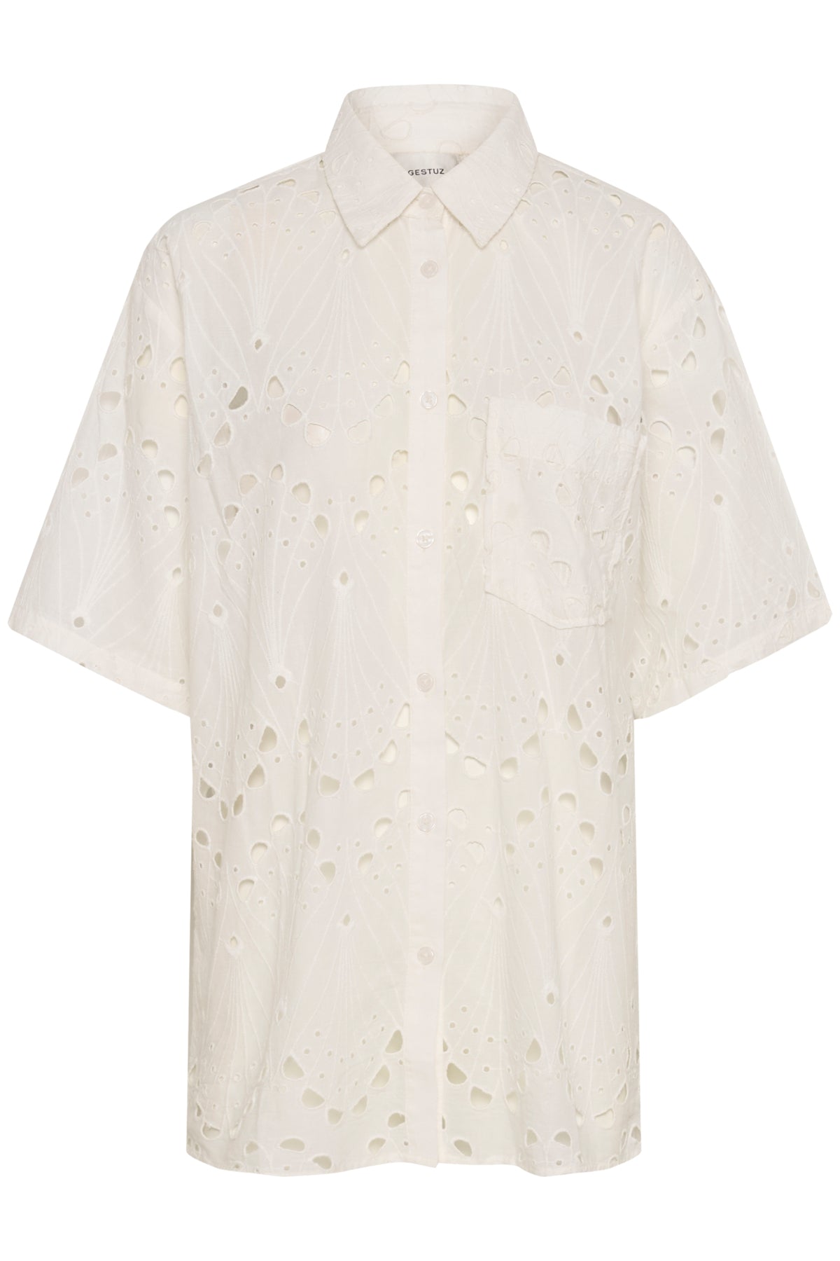 GZbaylor SS shirt Egret - 10910509