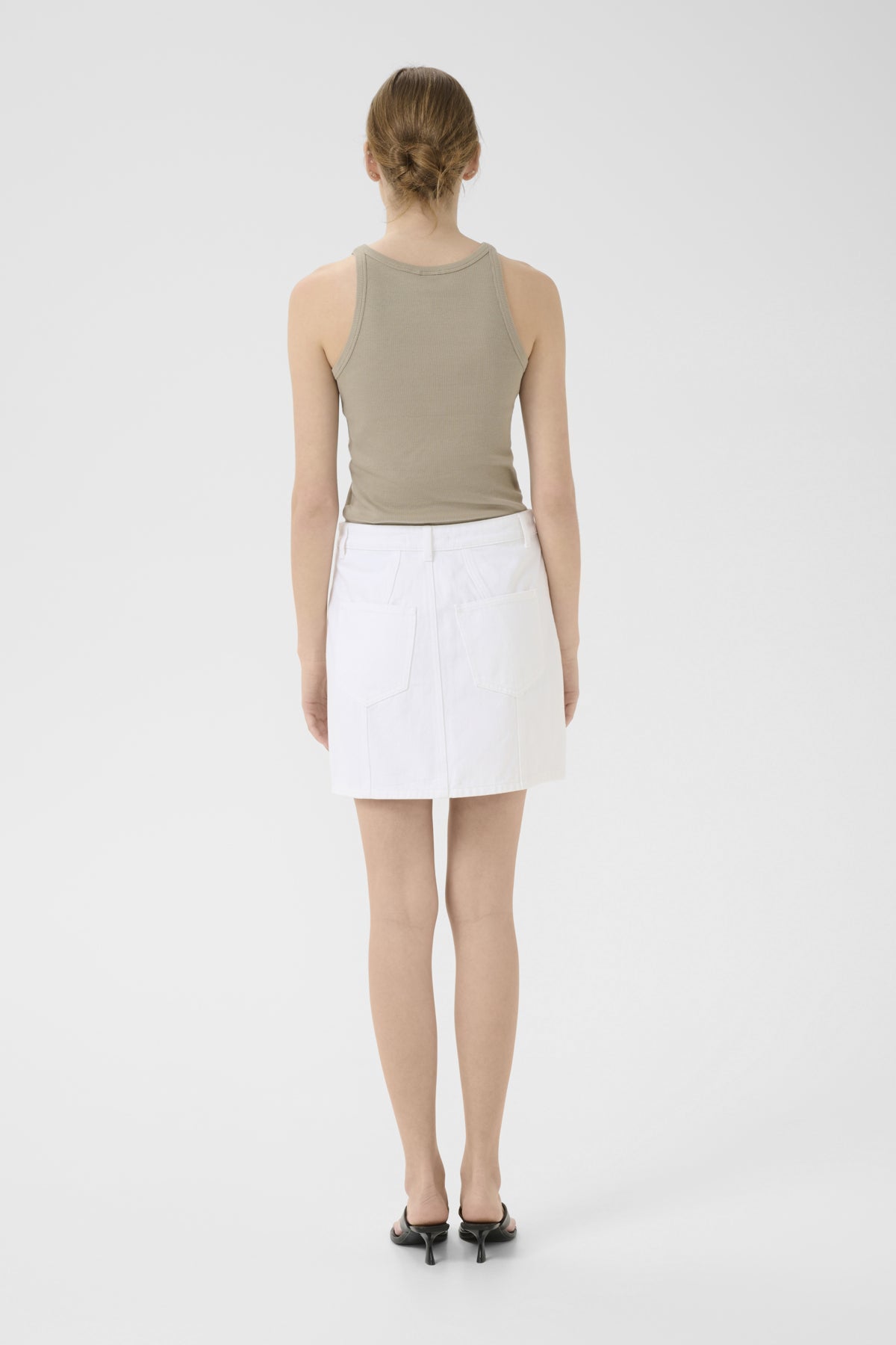 GZasher HW mini skirt Bright White