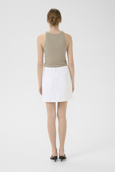 GZasher HW mini skirt Bright White Thumbnail