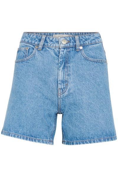 GZdena HW shorts Washed mid blue Thumbnail