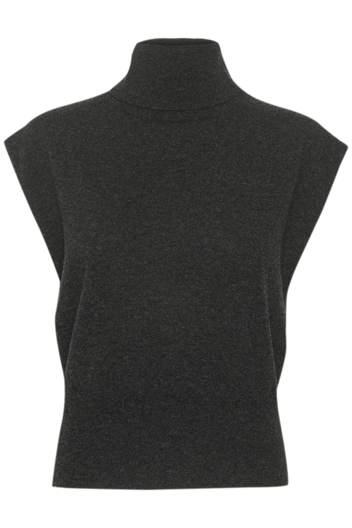 GZmanzi waistcoat Deep Graphite Melange - 10910532
