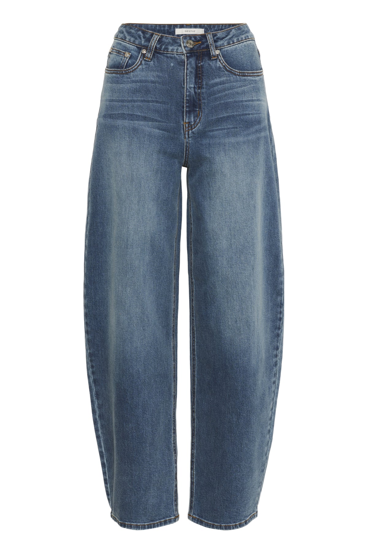GZviva HW baggy jeans Vintage blue denim - 10910574