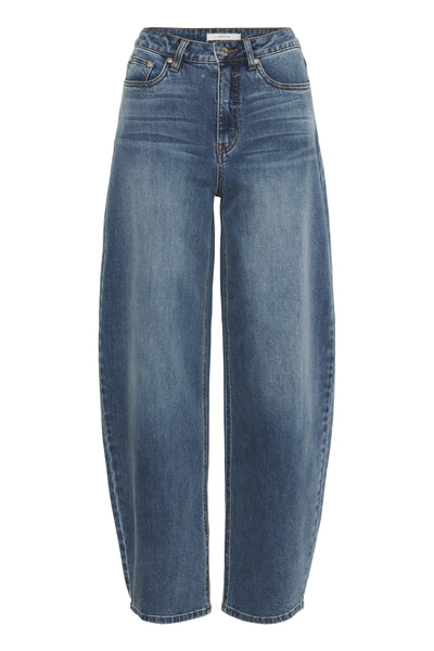 GZviva HW baggy jeans Vintage blue denim - 10910574 Thumbnail
