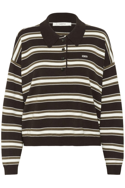 GZpaige polo pullover Mol‚/Dark Beech/Egret - 10910655 Thumbnail