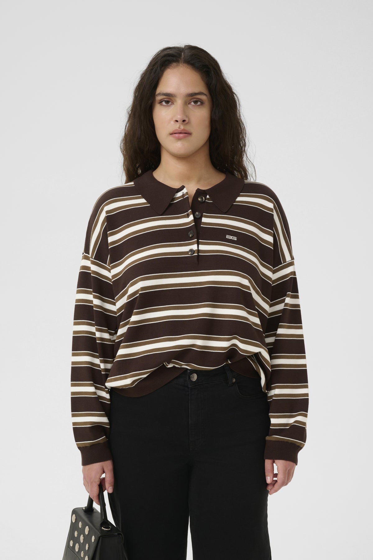 GZpaige polo pullover Mol‚/Dark Beech/Egret - 10910655