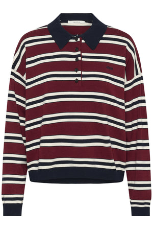 GZpaige polo pullover Cabernet/Skycaptain/Egret - 10910655