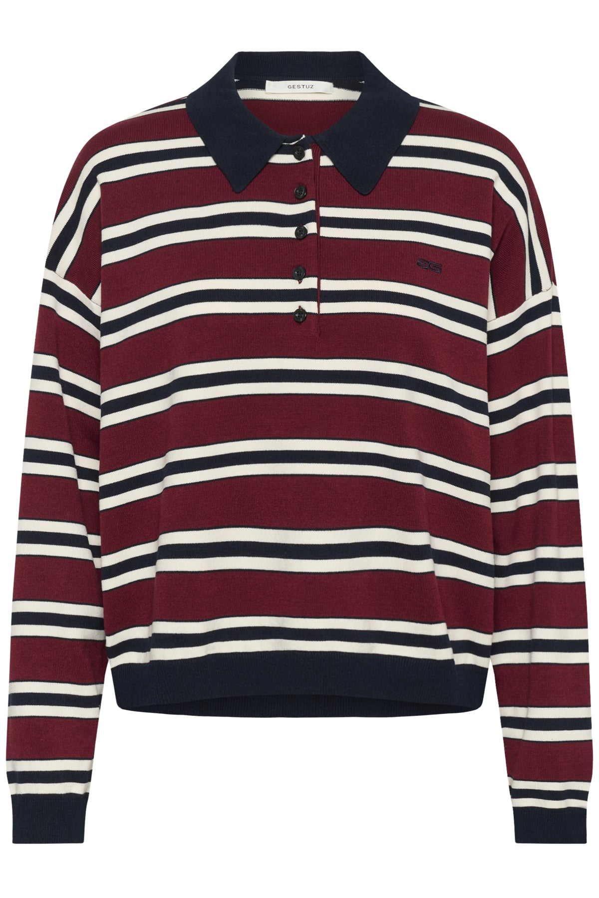 GZpaige polo pullover Cabernet/Skycaptain/Egret - 10910655