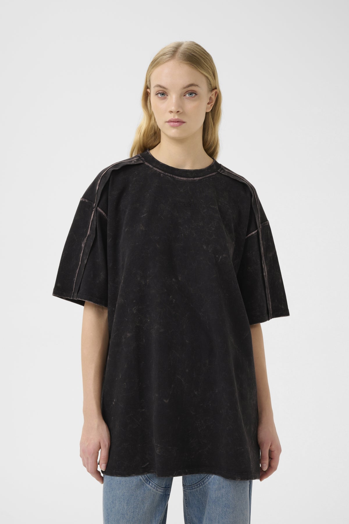 GZneia OZ tee Black brown washed - 10910657