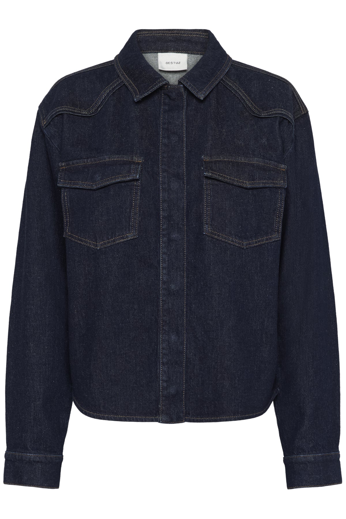 GZsummer shirt Unwashed denim - 10910680