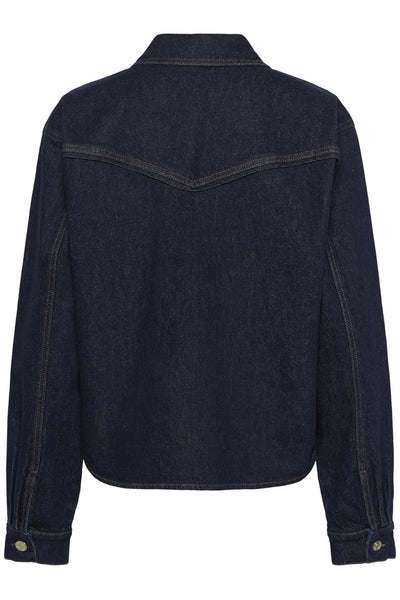 GZsummer shirt Unwashed denim - 10910680 Thumbnail