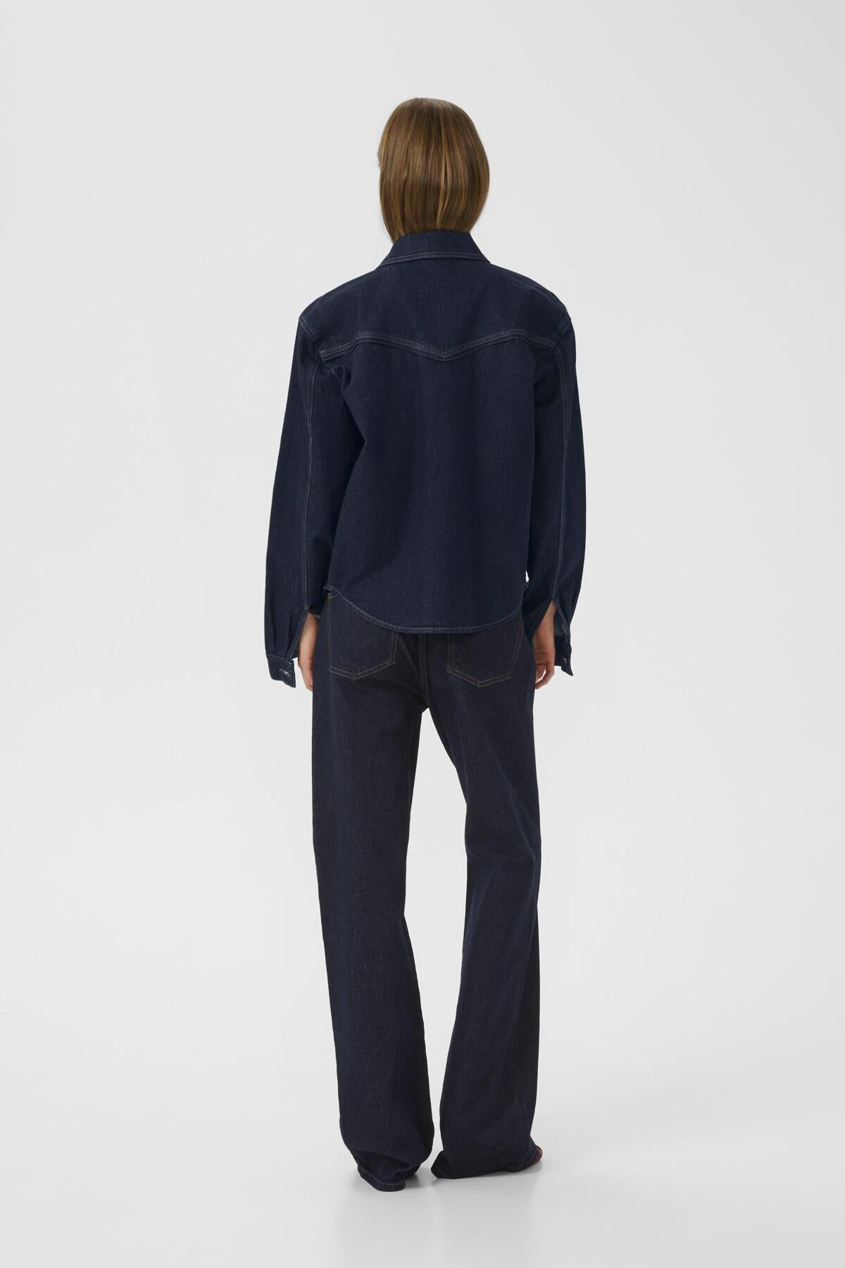 GZsummer shirt Unwashed denim - 10910680