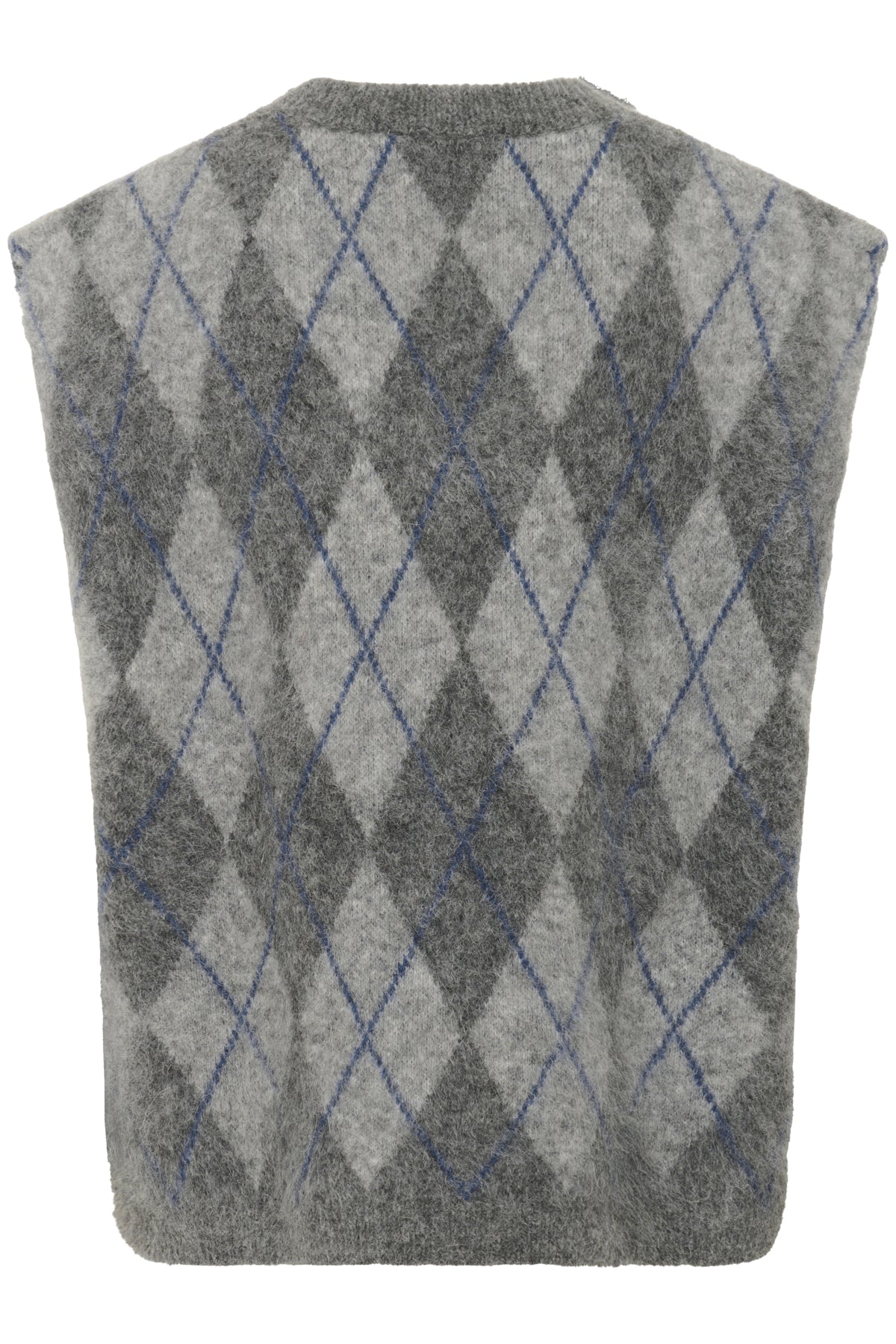 GZsasi vest Check Dark Grey/Grey/Blue comb - 10910731