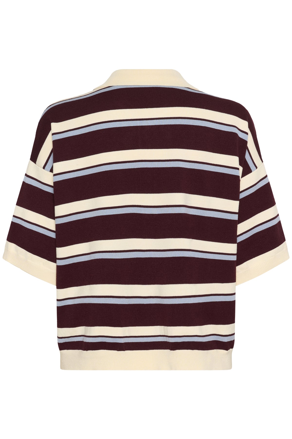 GZtaia ss polo pullover Aronia/Egret/Grey Blue - 10910933