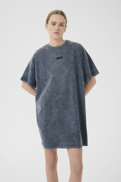GZjio short dress Dark grey washed - 10910941 Thumbnail