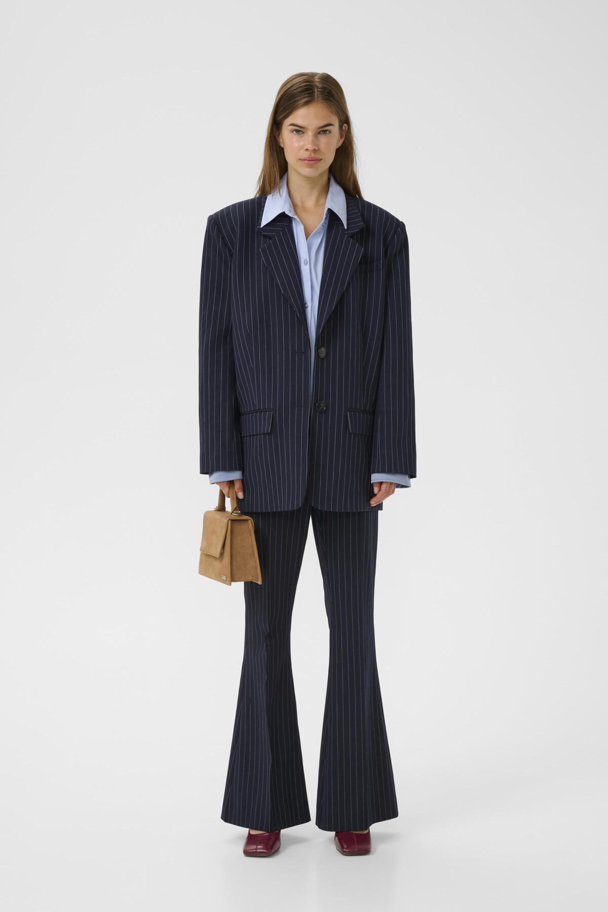 GZnaviana HW pants Navy Pinstripe - 10910998