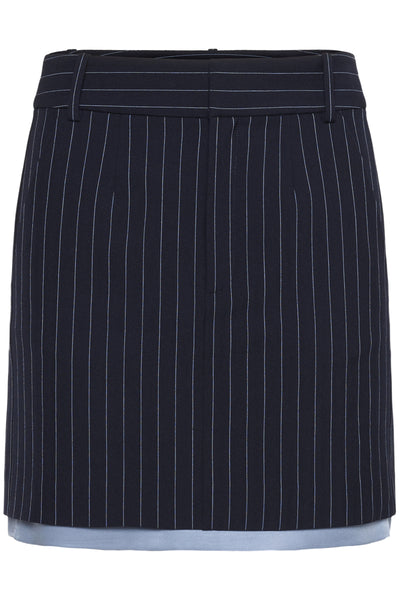 GZnaviana MW skirt Navy Pinstripe - 10911000 Thumbnail