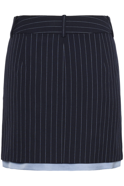 GZnaviana MW skirt Navy Pinstripe - 10911000 Thumbnail