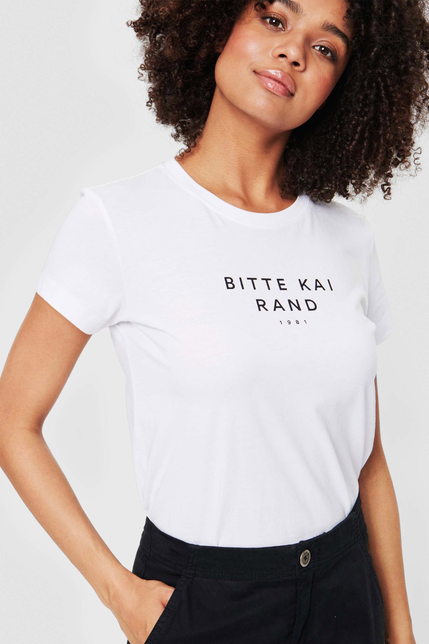 Logo pima cotton t-shirt WHITE LOGO - 9-4041-2183