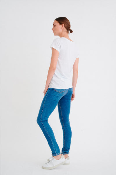 Rena T-shirt Pure white - 30100782 Thumbnail