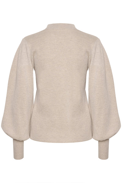 SammyIW Pullover Simply Taupe Melange - 30106080 Thumbnail