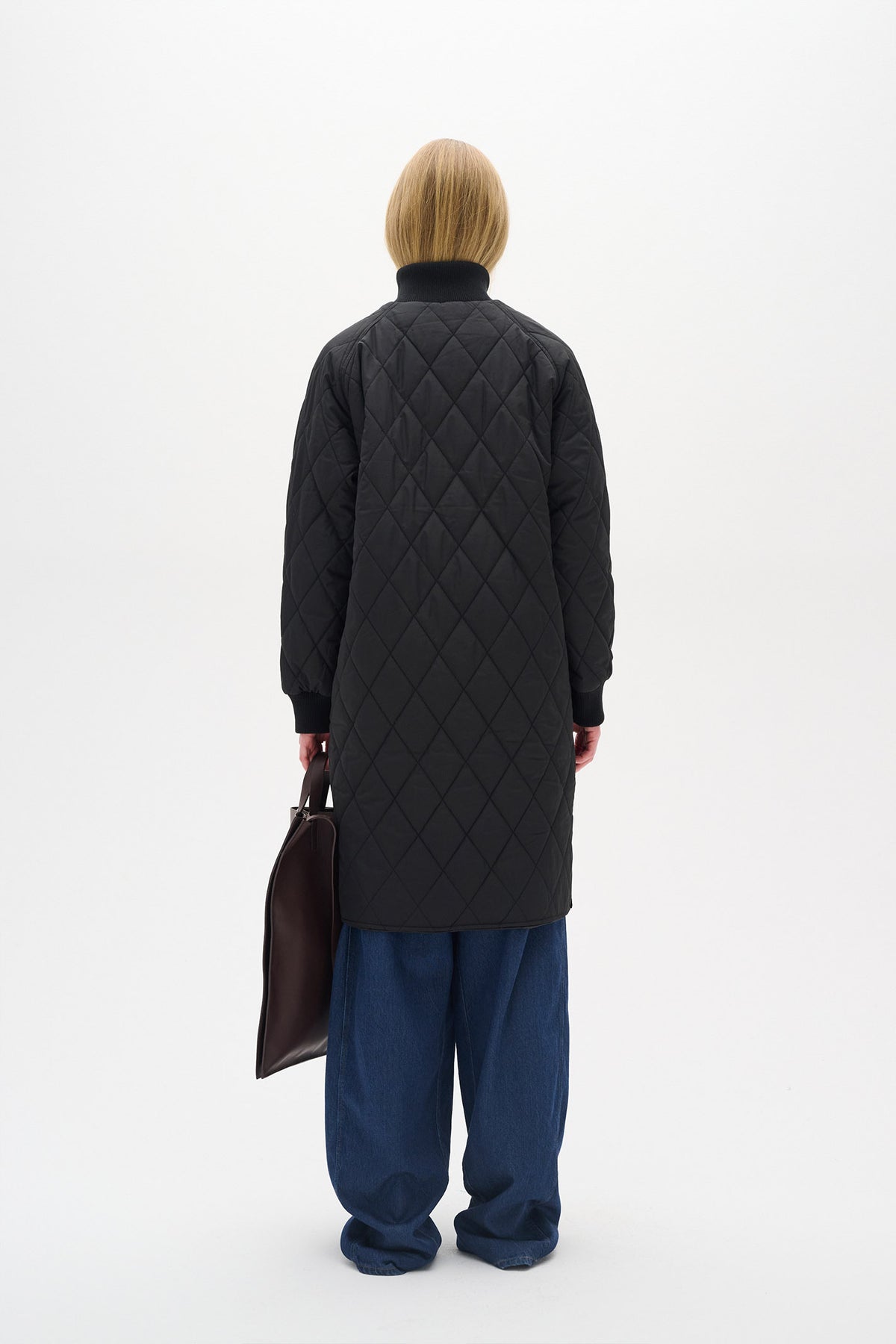 EktraIW Quilted Coat Black - 30105339