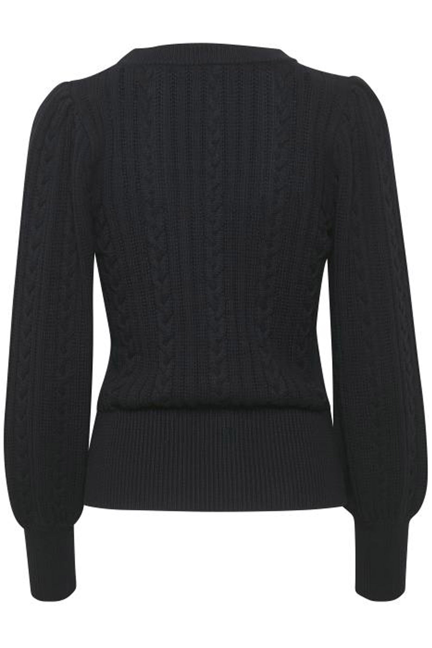 RawanGZ collar cardigan Black - 10905506