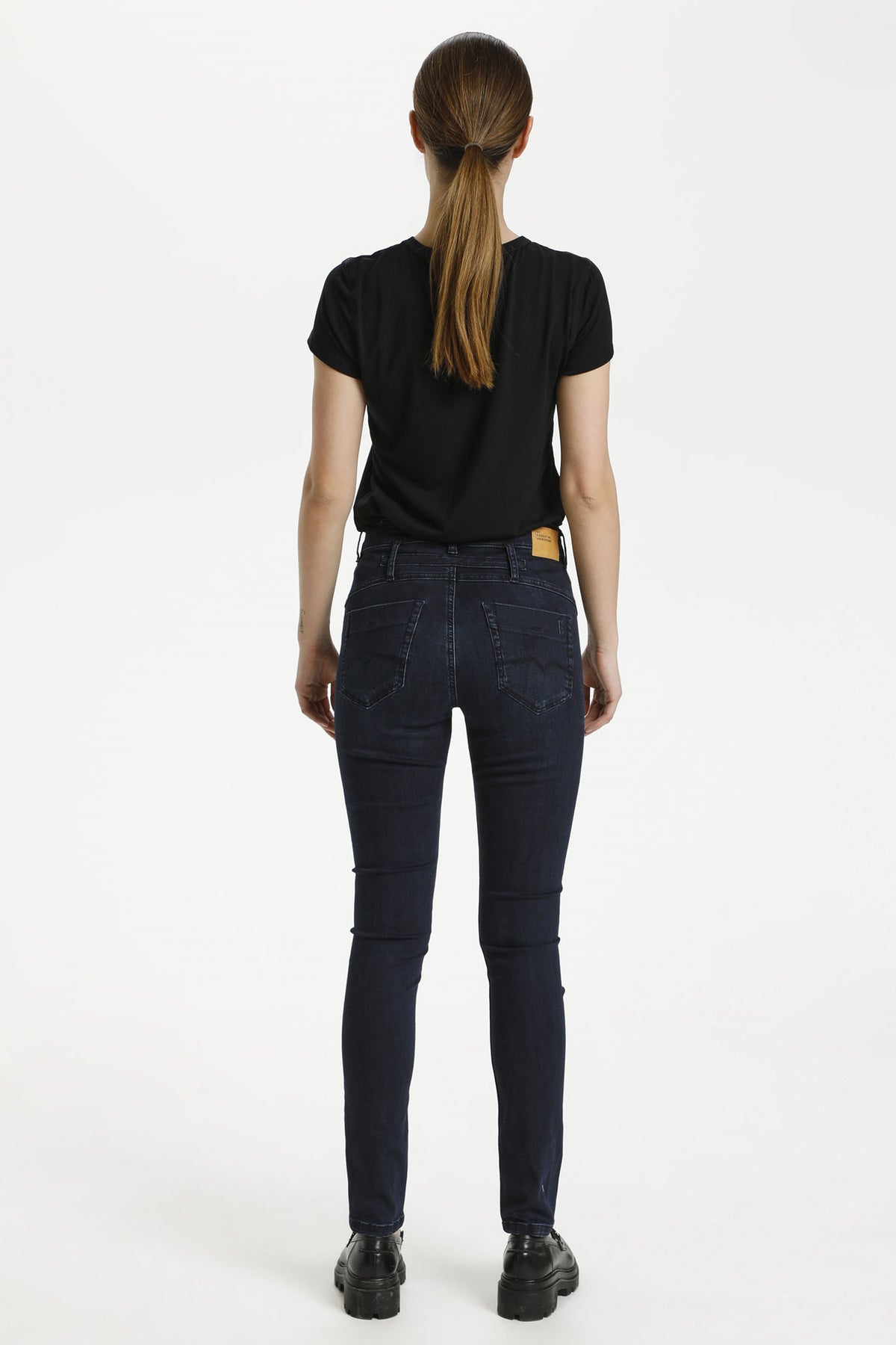 38 THE FIOLA 100 SLIM V Dark blue Wash - 10703569