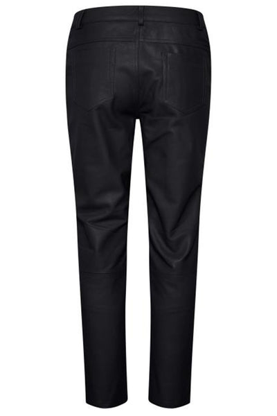 24 THE LEATHER PANT Black - 10703579 Thumbnail