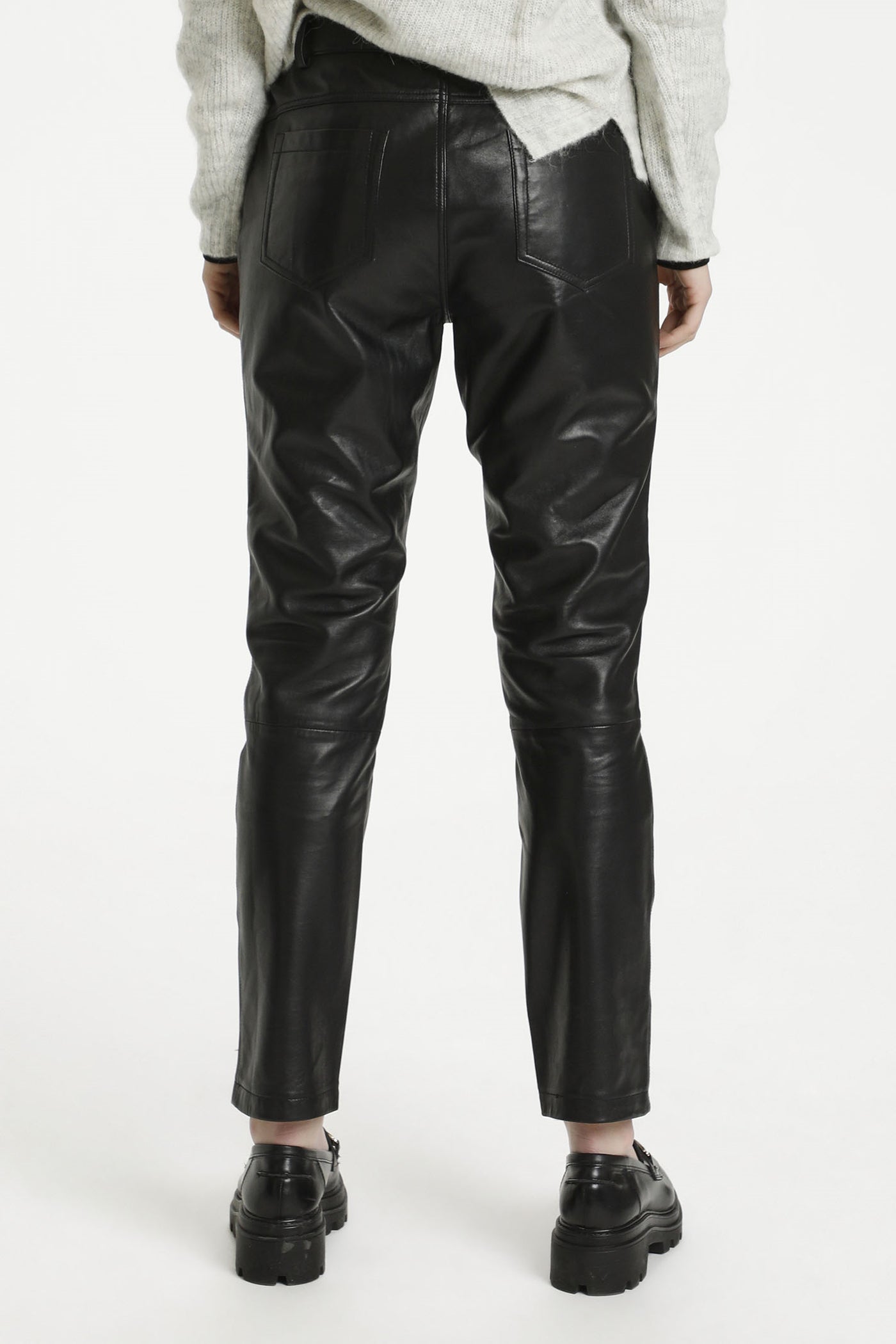 24 THE LEATHER PANT Black - 10703579