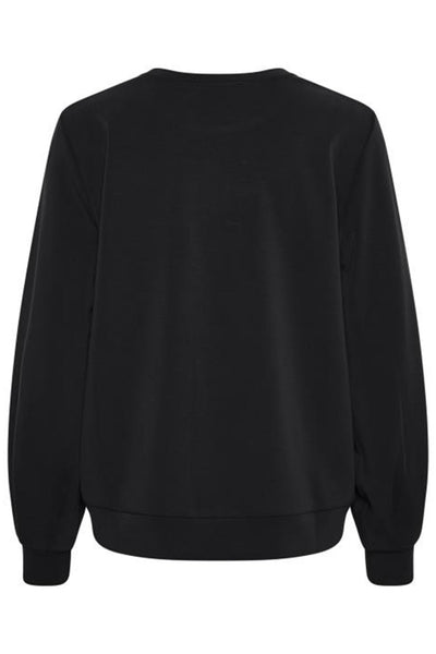 23 THE SWEAT BLOUSE Black Thumbnail