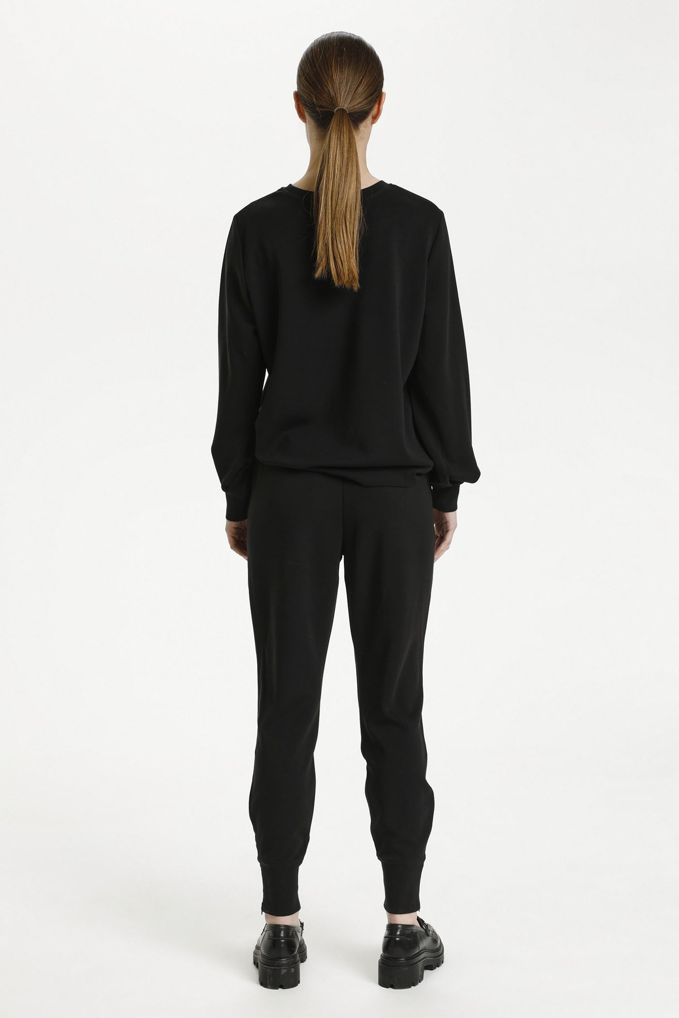 23 THE SWEAT BLOUSE Black