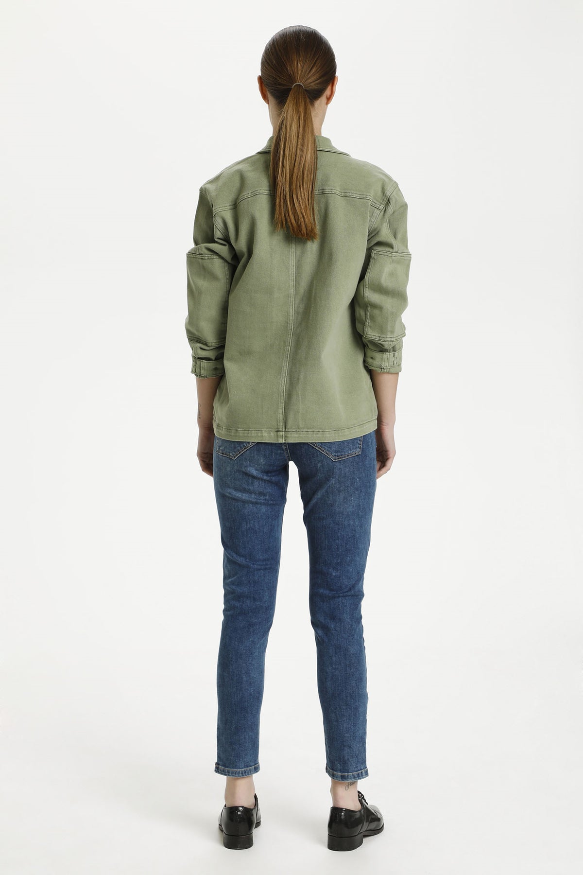 20 THE ARMY JACKET 108 Dusty Olive Wash - 10703601