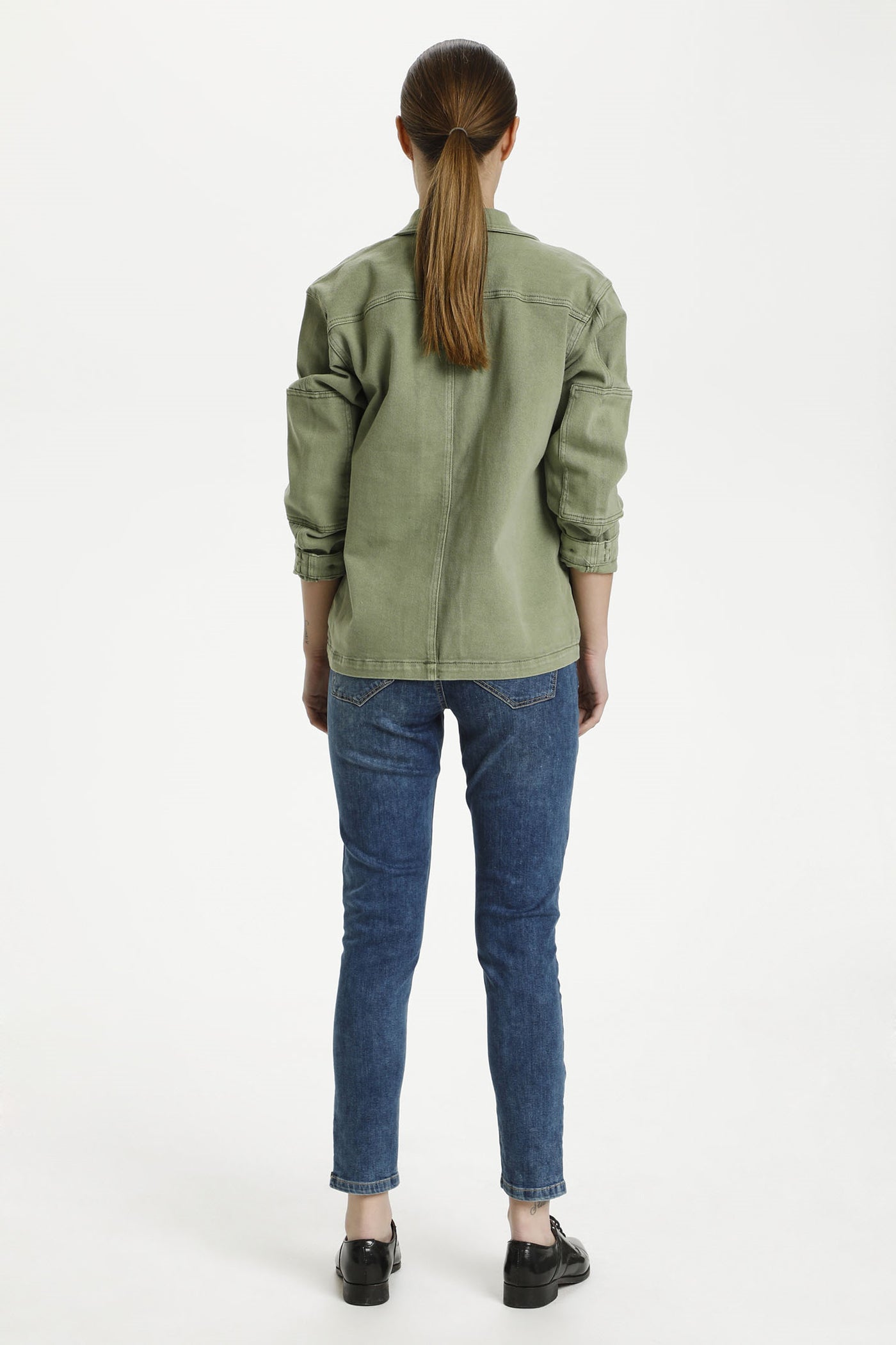 20 THE ARMY JACKET 108 Dusty Olive Wash - 10703601