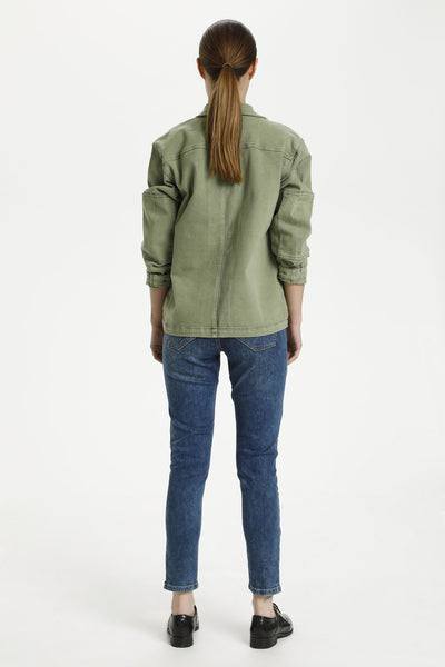 20 THE ARMY JACKET 108 Dusty Olive Wash - 10703601 Thumbnail