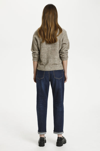 04 THE KNIT CARDIGAN Dune Melange - 10703604 Thumbnail