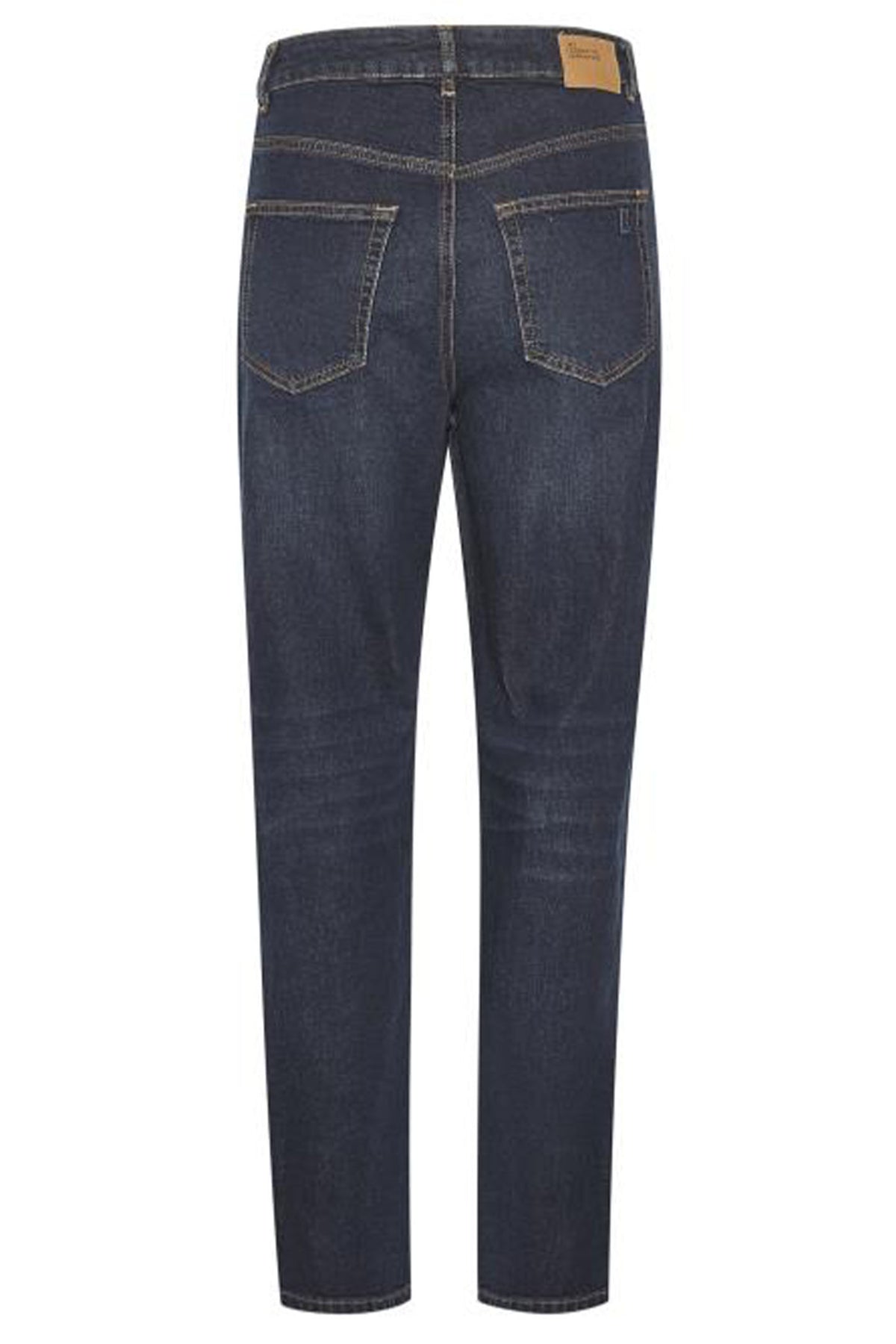 34 THE MOM 107 XHIGH STRAIGHT Dark Blue Retro Wash - 10703606
