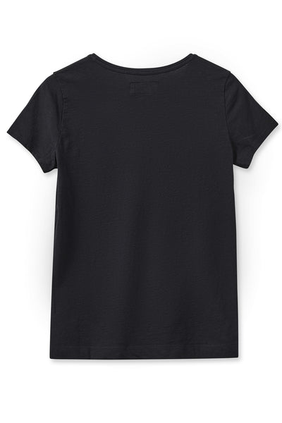 Arden Organic V-SS Tee Black - 140930 Thumbnail
