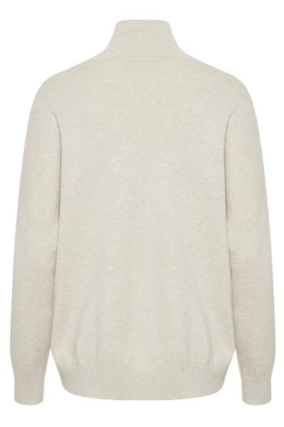 TenleyIW Turtleneck Pullover Simply Taupe Melange - 30106490 Thumbnail
