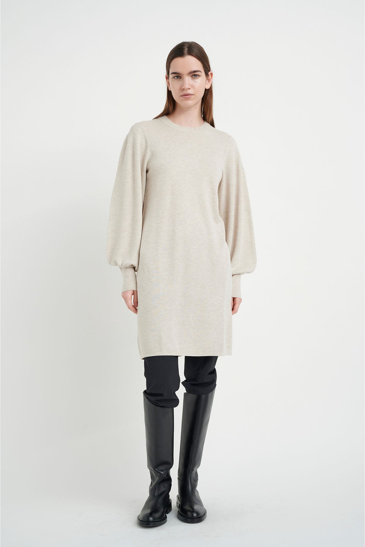 SammyIW Dress Simply Taupe Melange - 30106502