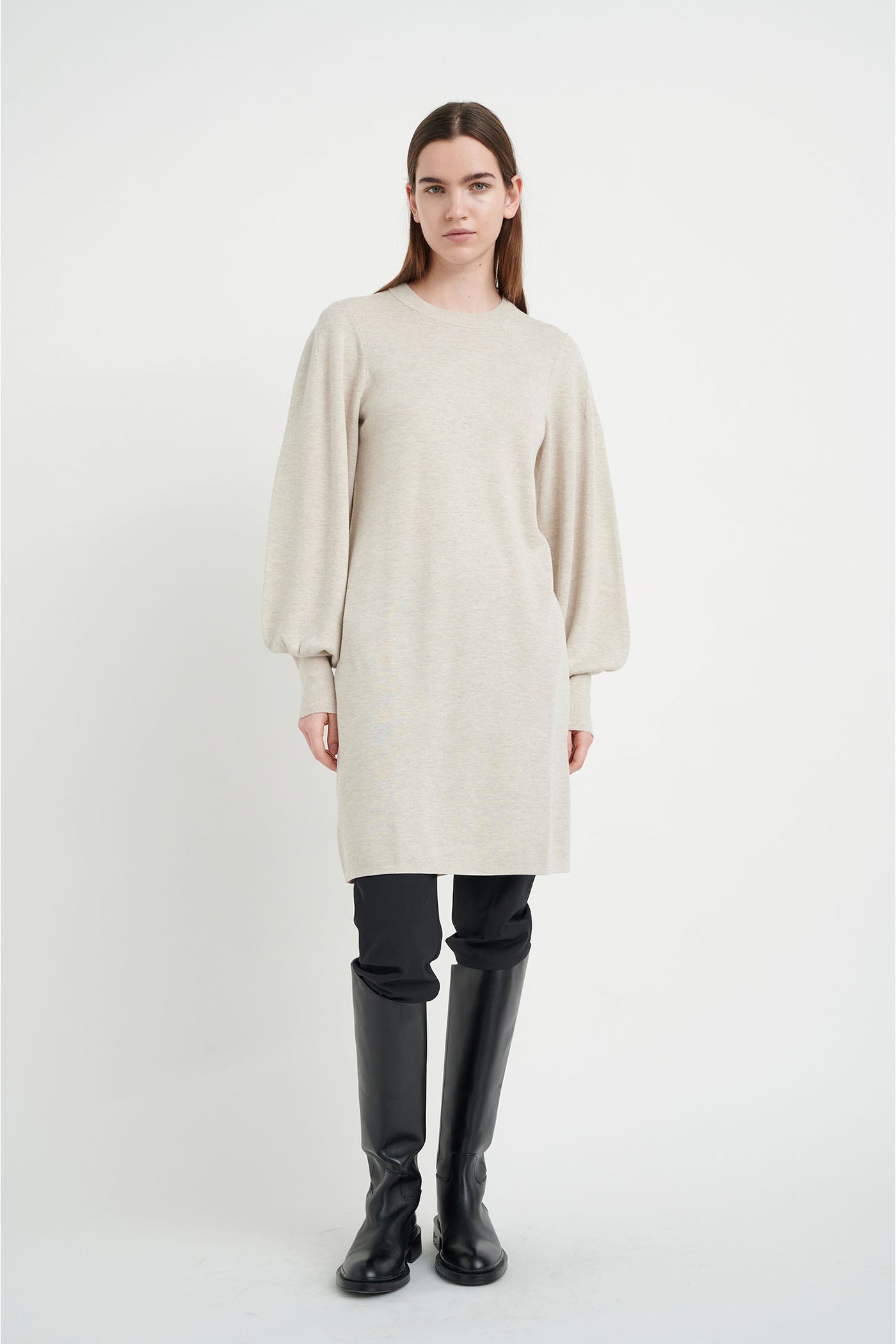 SammyIW Dress Simply Taupe Melange - 30106502